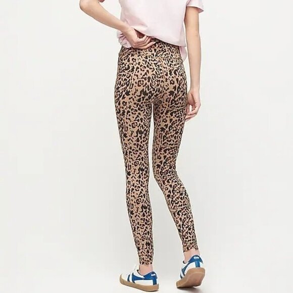 J.Crew Leopard Print High Rise leggings XS - Picture 3 of 15